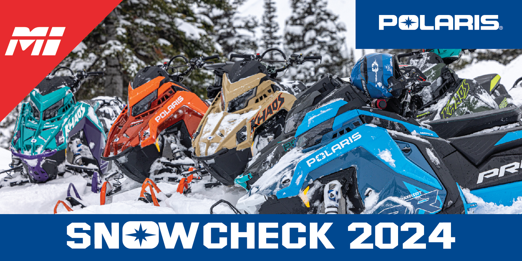 SNOWCHECK POLARIS 2024 Motos Illimitées Motos Illimitées